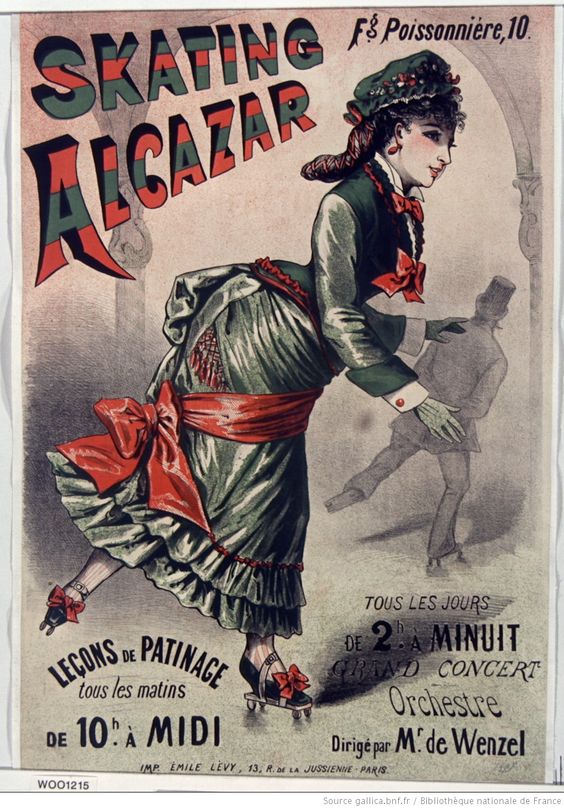 Le skating de l’Alcazar à Paris (1876)