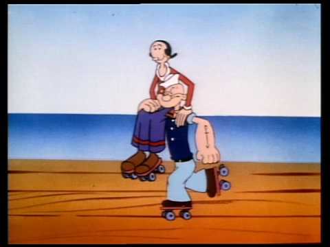 Popeye et Olive dans Cheap Skate Date