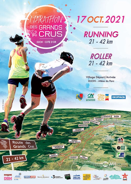 Marathon Roller des Grands Crus à Dijon 2021 (France)
