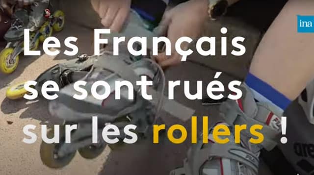Reportage « Le roller, du sport au moyen de transport » (INA)