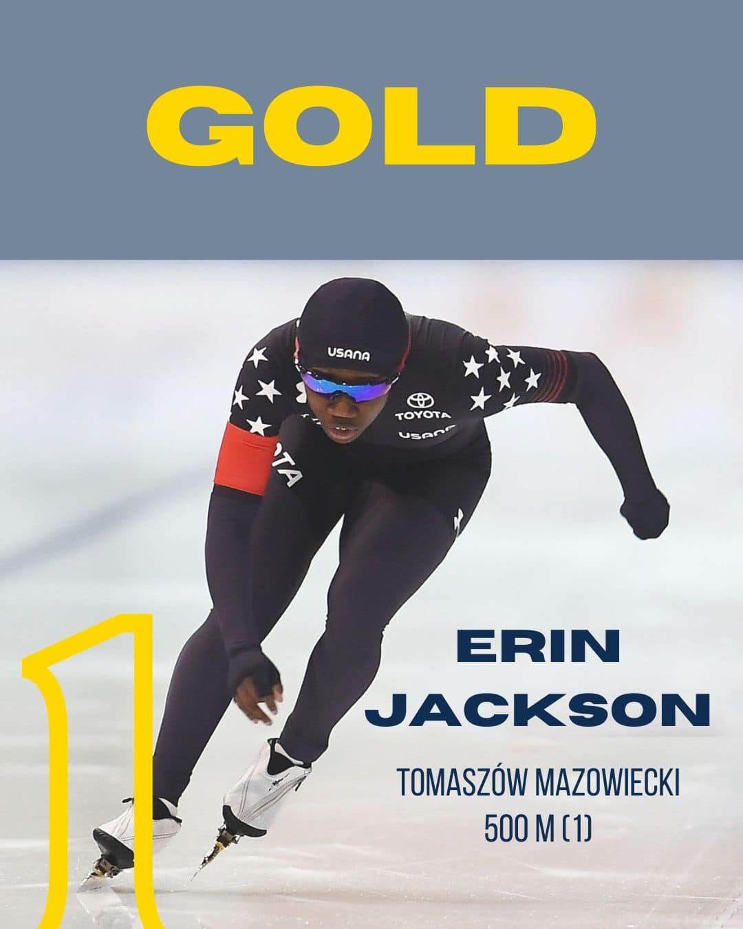 Coupe du Monde ISU : Or et record de piste pour Eric Jackson et Brittany Bowe (USA)