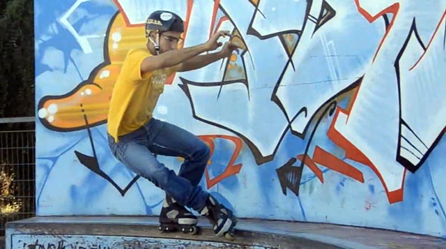 Apprendre le slide acid en roller street