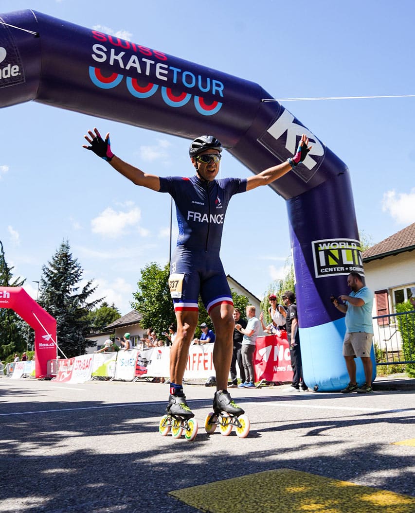Un Breton champion du monde de roller marathon !