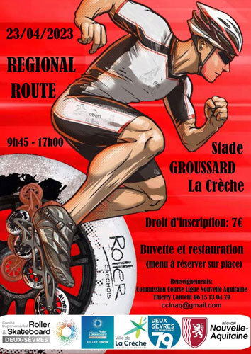 Championnat régional route roller course à La Crèche (79)