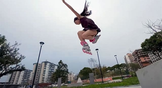 Session roller pink avec Nicoly Machado en Next SL