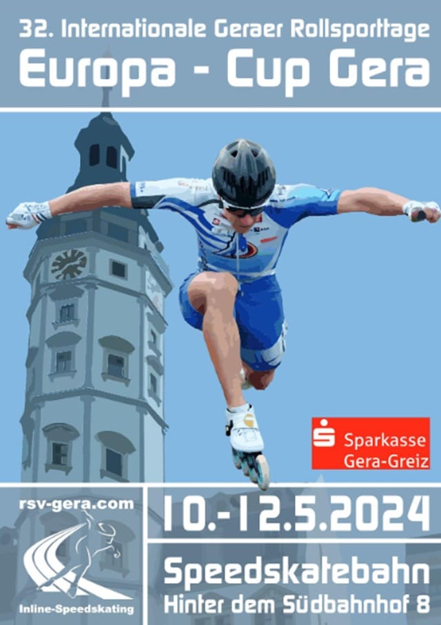 Coupe d&rsquo;Europe Roller Course 2025 à Gera (Allemagne)