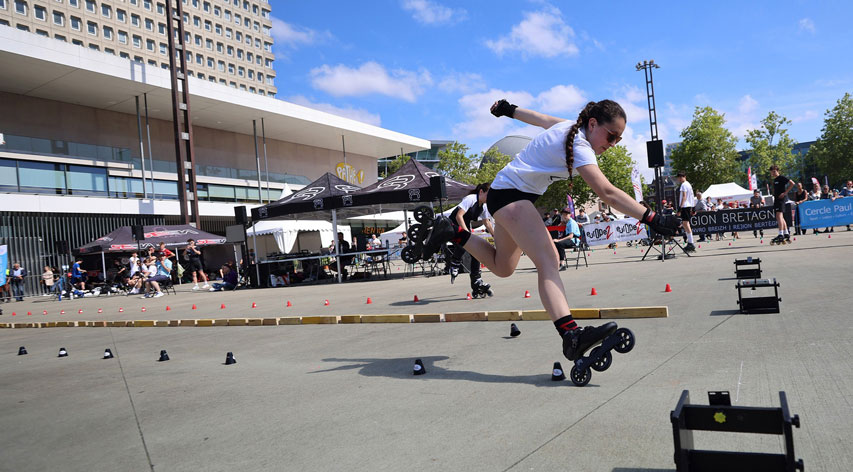 Rennes sur roulettes 2024 &#8211; résultats de slalom battle et vitesse