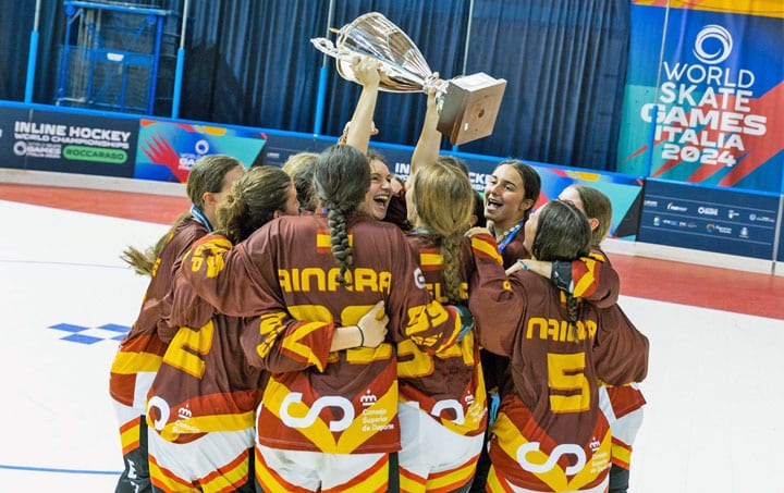 L&rsquo;Espagne, championne du monde roller hockey junior dame 2024