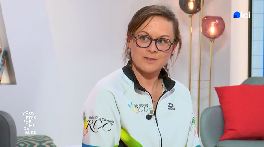 Amandine Gonet (Roller Club Controis) sur Ici Centre-Val-de-Loire