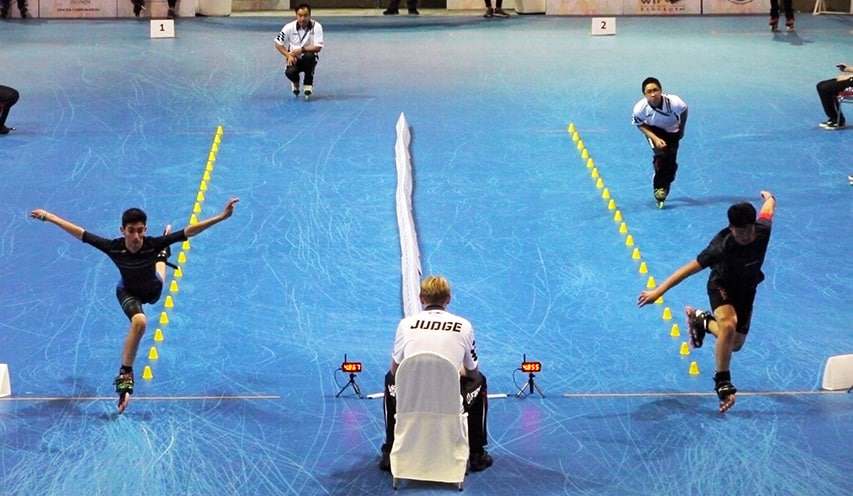 Résultats du slalom vitesse au championnat du monde de roller freestyle 2016 (Thaïlande)
