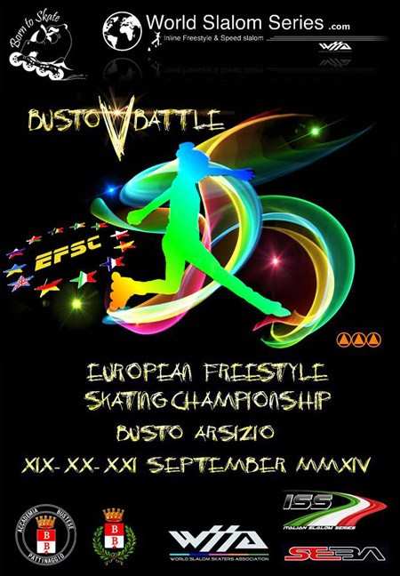 Rankings of the 2014 European Freestyle Skating Championships (Italia)
