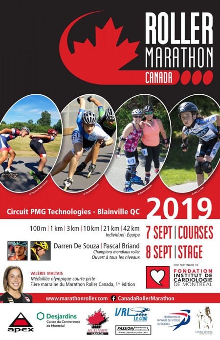 Canada Roller Marathon 2019 à Blainville, Québec (Canada)
