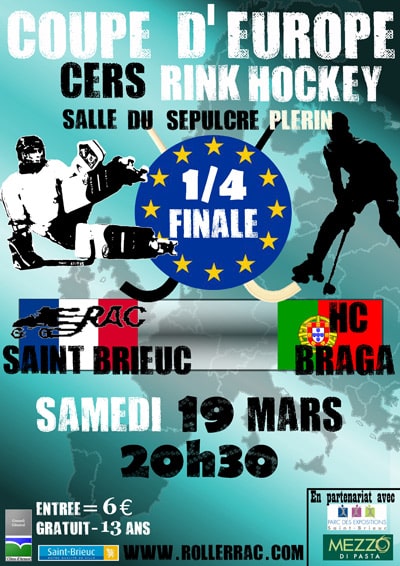 St-Brieuc – quart de finale Coupe d’Europe