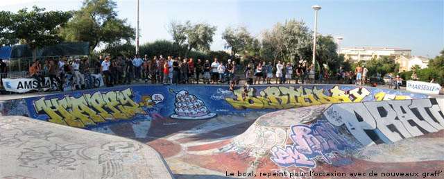 Inauguration du bowl de Marseille