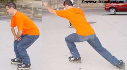 Le freinage Powerslide en roller