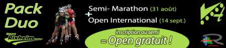 Open de Rixheim : 2 courses pour le prix d’une