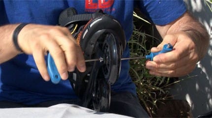 Bien visser et serrer ses axes de roller