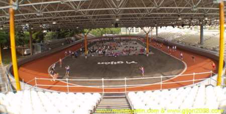 Le mondial Gijon 2008 proche de la cérémonie d’ouverture