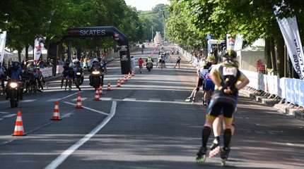 Bart Swings et Guo Dan règnent sur le Roller Marathon de Dijon 2015