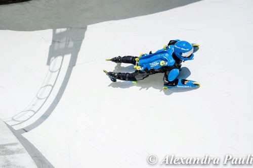 Réouverture de la piste de bobsleigh de La Plagne