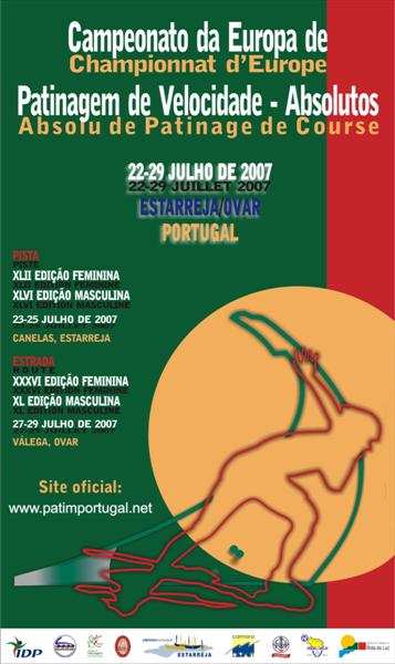 Championnat d&rsquo;Europe roller course senior 2007 (Portugal)