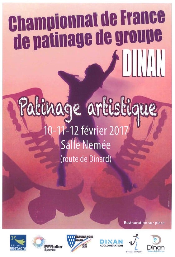 Résultats des championnats de France de Patinage de Groupe 2017 à Dinan (22)
