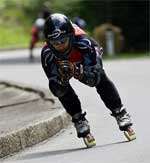 Retour sur le championnat du Monde de roller descente 2008 à Übersaxen (Autriche)