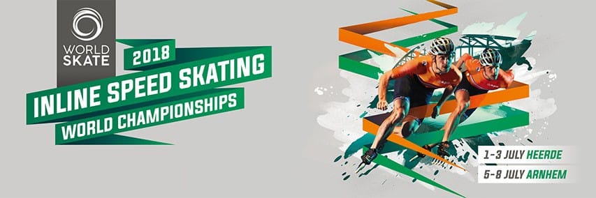 Sélection Néerlandaise pour les Championnats du Monde roller course 2018 à Heerde (Pays-Bas)