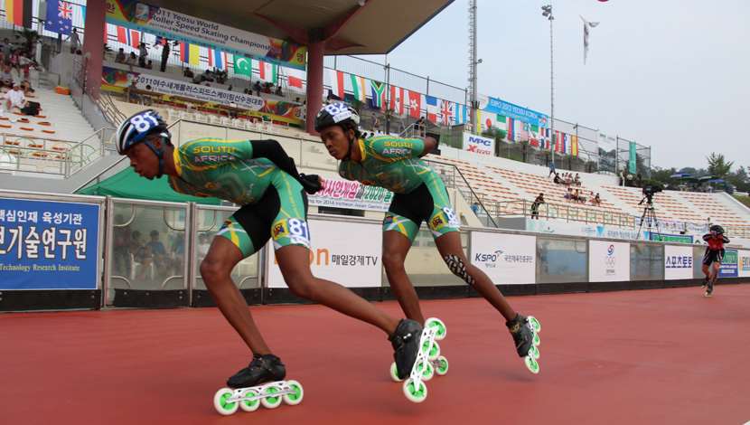 L’Afrique du Sud au mondial roller course 2013