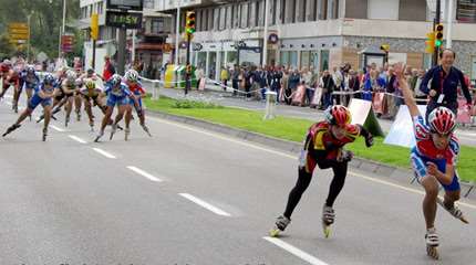 Mondial roller course Gijon 2008 : le marathon clôt la compétition
