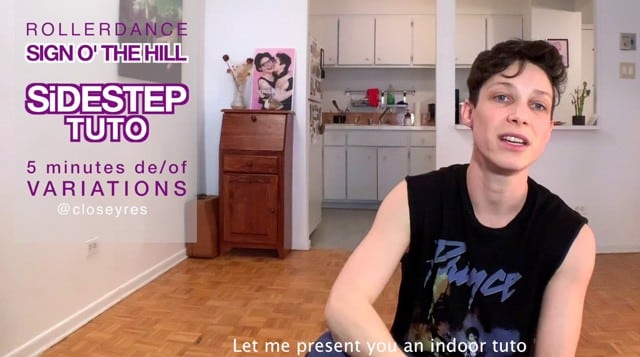 Tutoriel : apprendre le « side step » en roller dance