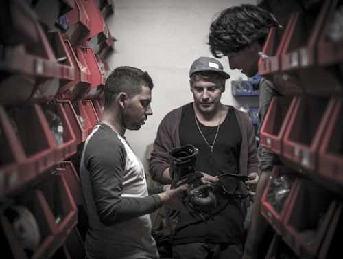 CJ Wellsmore et Seba travaillent sur un nouveau roller street