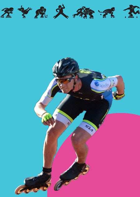 Jeux du Roller 2015 : Tentative de record de l’heure par Clément Chaduc
