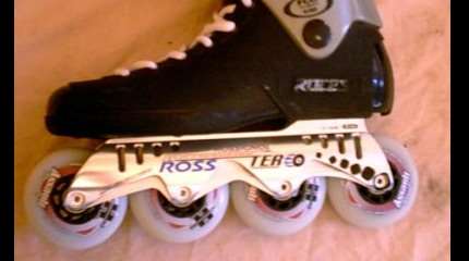 Custom roller freeride : platine Rossignol Freeroad / Coque Roces Rome