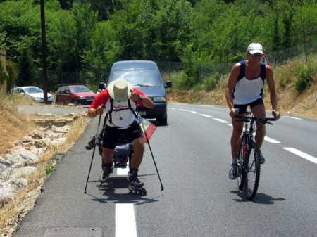 David Tonnelé : 2400 km à roller à travers l’Europe