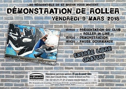 Animation roller 2018 aux résidentiels de Saint-Brevin-les-Pins (44)