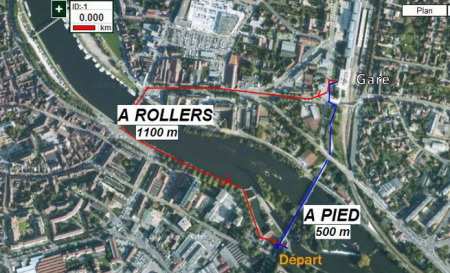 Voie Verte du Nivernais, accès depuis la gare (89)