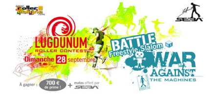 Dotation du Battle Freestyle slalom Lugdunum Roller Contest 2008