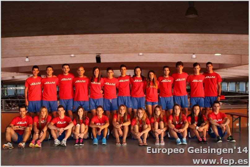 La sélection espagnole pour l’Euro de course 2014