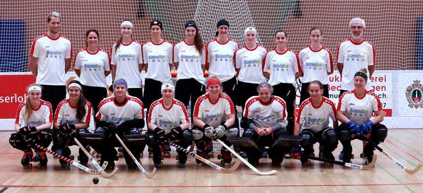 L’équipe de rink hockey féminine allemande se prépare pour les World Roller Games 2017