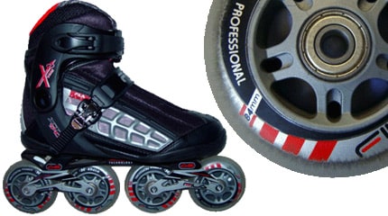 Test du roller de randonnée Fila XT90 Steering 84mm