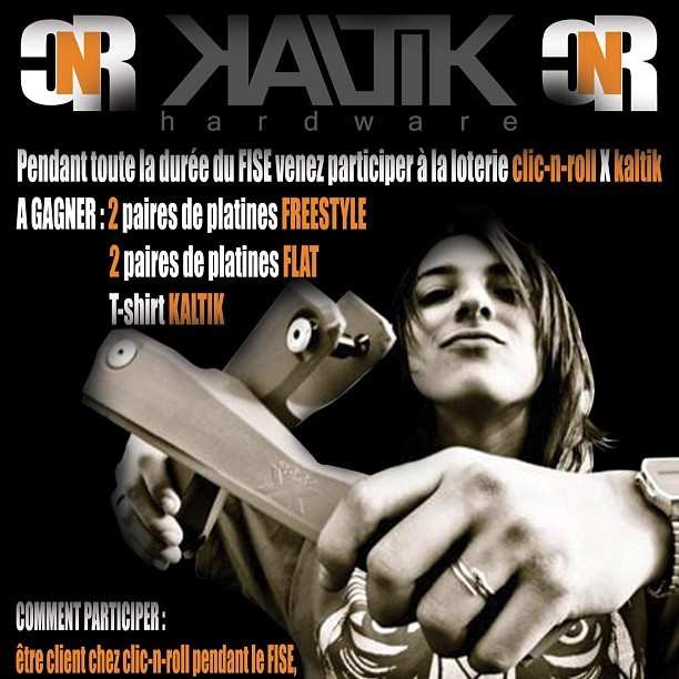 Gagnez des platines Kaltik avec Clic-n-roll durant le FISE