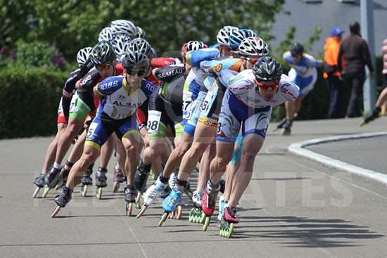 Galerie photo du championnat de France route de roller course 2016 à Sablé-sur-Sarthe (72)
