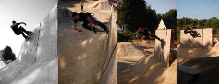 Photos : session de roller tout-terrain