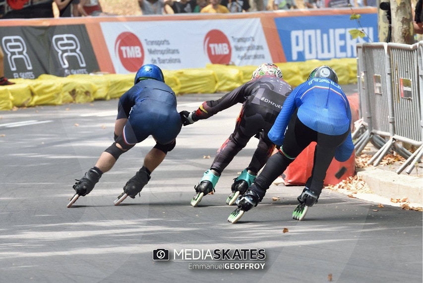 L&rsquo;équipe de France roller descente aux World Skate Games 2022