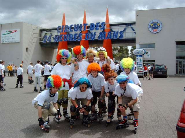 Les 24 Heures du Mans Roller 2004 avec « Marcel et son Orchestre »