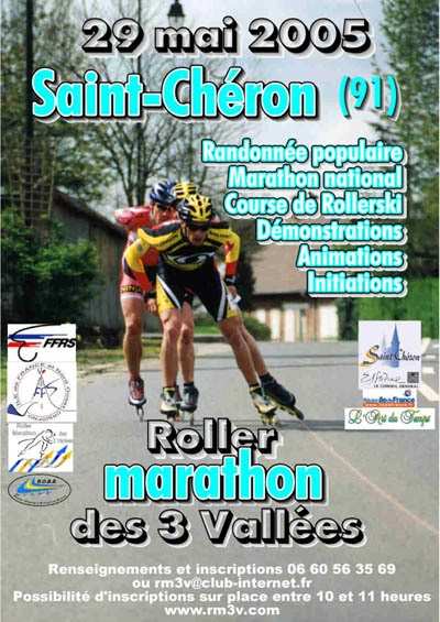 Roller Marathon des 3 vallées 2005 à Saint-Chéron (91)