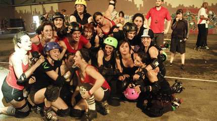Roller-Derby, les premiers matchs s&rsquo;organisent