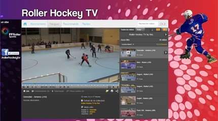 Suivez l’élite du roller-hockey sur roller-hockey.tv