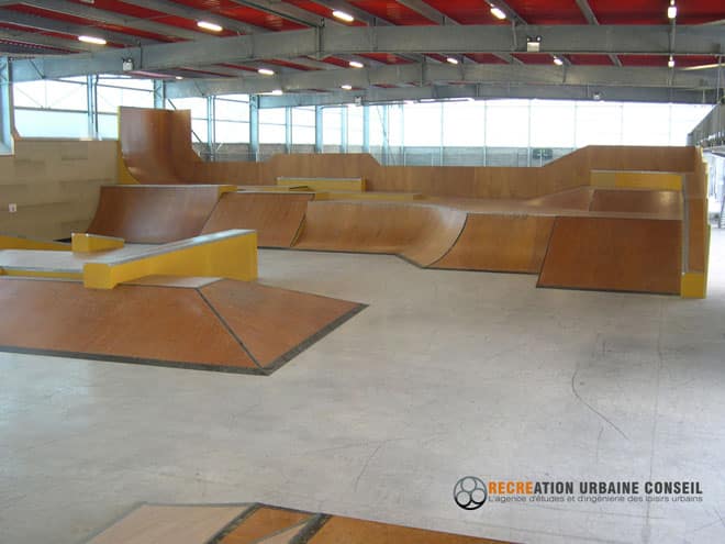 Zoom sur la « Halle de Glisse » de Lille (59)